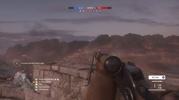 Battlefield 1 bullet drop reference for long shots