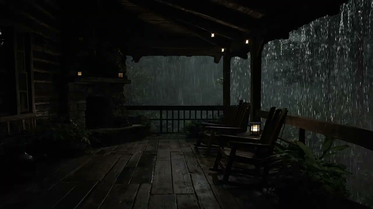 Soothing Rain Sounds 🌙 | Night Rain for Relaxation & Meditation