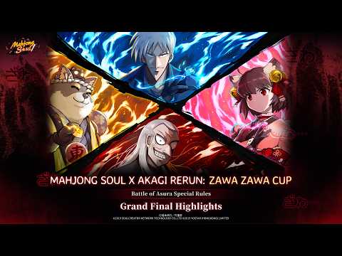Mahjong Soul Collab Tournament: Zawa Zawa Cup - Highlights