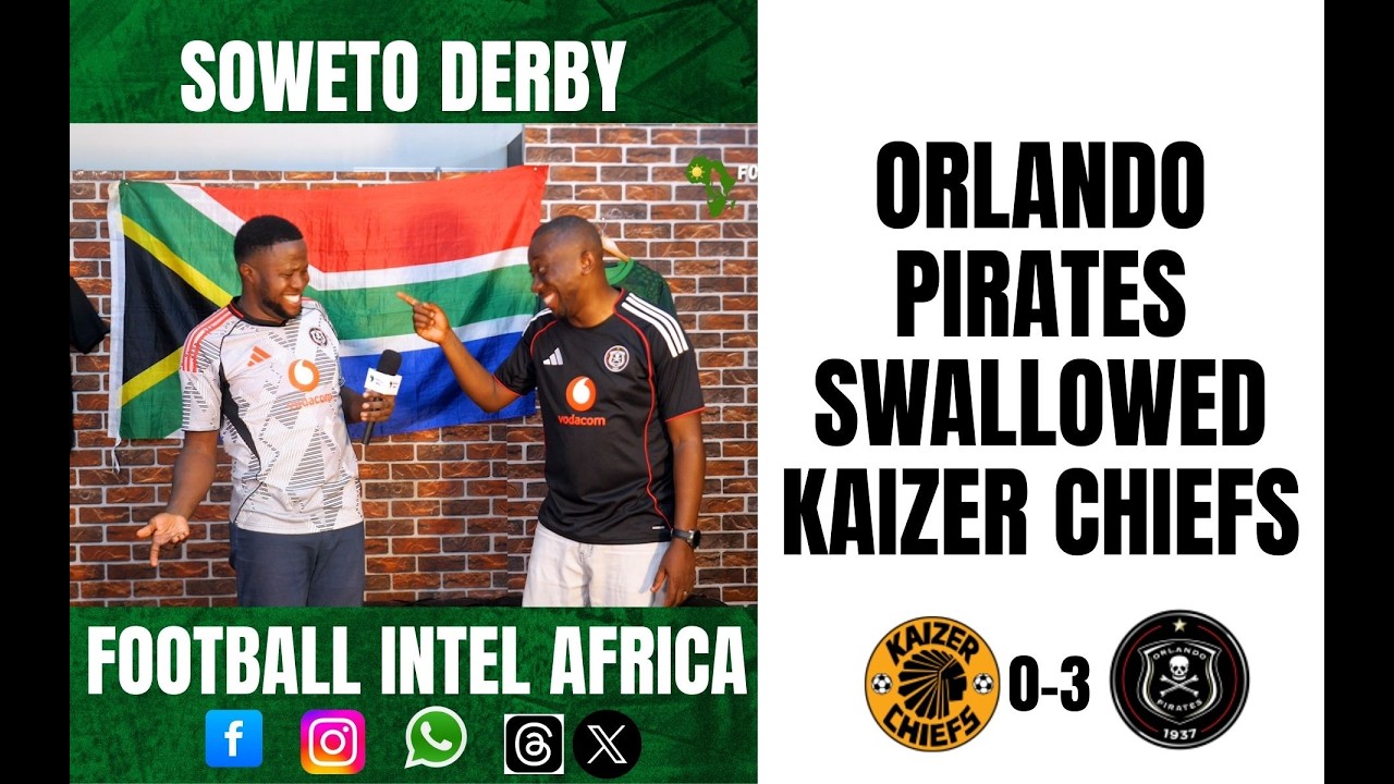 «Кайзер Чифс» 0-3 «Орландо Пиратс» || Обзор матчей Премьер-лиги || Дерби Соуэто