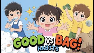 Good Habits vs Bad Habits 👍👎 | Yes or No Game for Kids | Learn With Miss Melon screenshot 5