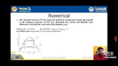 Lecture video_18ME42_Module-3_efficiency of Rankine cycle_E.Charles