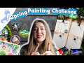 Je cre mon challenge de peinture   prsentation spring painting challenge 2024
