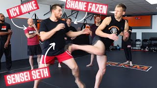 How To Defend The Spinning Side Kick w/ Shane Fazen, Sensei Seth, Icy Mike & More...