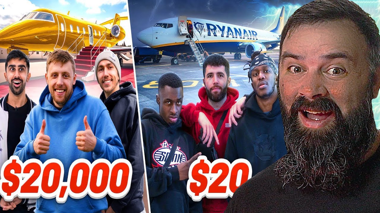 Reacting to SIDEMEN $20000 vs $20 Plane Ticket!! | OrvieWoah Reacts |