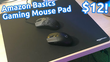 Amazon Basics Gaming Mouse Pad Review! Is this budget mouse pad any good?