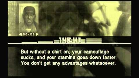 Metal Gear Solid 3 - Sigint - Camouflage - Naked