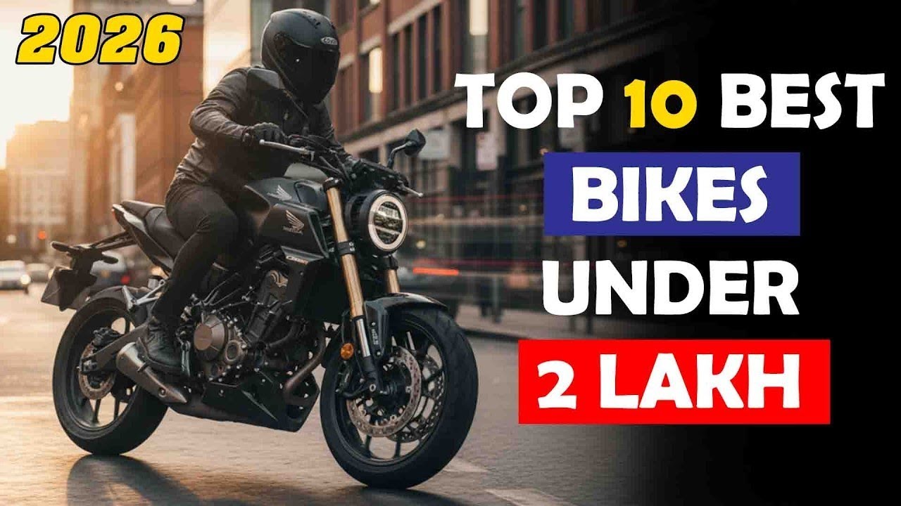 Top 10 BEST Bikes Under 2 Lakh in India (2026) 🔥 | Sports, Cruiser ...