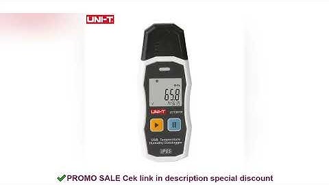 UNI-T Temperature Recorder UT330T UT330TH USB Data Logger Food Thermometer High Precision