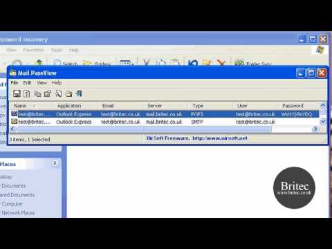 Mail PassView: Recover Lost or Forgotten Email Passwords by Britec