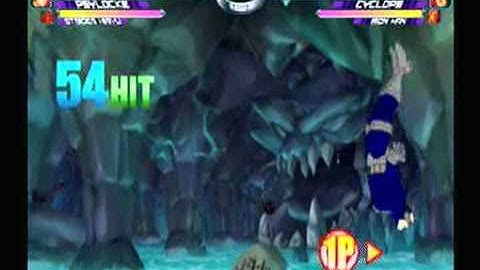 MvC2: Psylocke/Strider 3x Tag Kochou Gakure Ouroboros Combo
