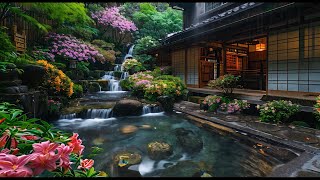 Harmony Haven: Japanese Garden Serenade with Rain Sounds and Piano Music for Inner Peace 🌿