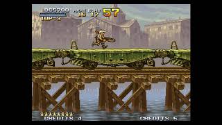 Metal Slug X (1999 / NeoGeo AES / ASP) - Complete 1P Playthrough [Easy]