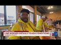 Line worker details tough conditions