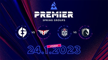 [CS:GO] BLAST PREMIER SPRING GROUPS 2023 - Evil Geniuses vs Heroic | OG vs Team Liquid