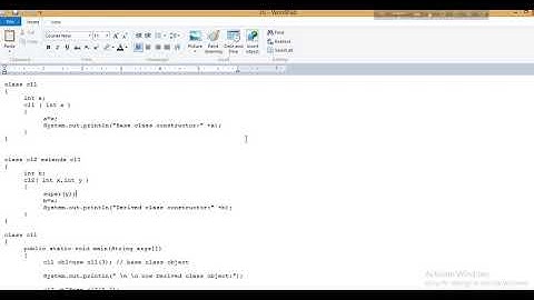 java inheritance  ( parameterized constructor )