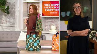 Orla Kiely Coated Canvas Backpack - Bestie on QVC screenshot 3
