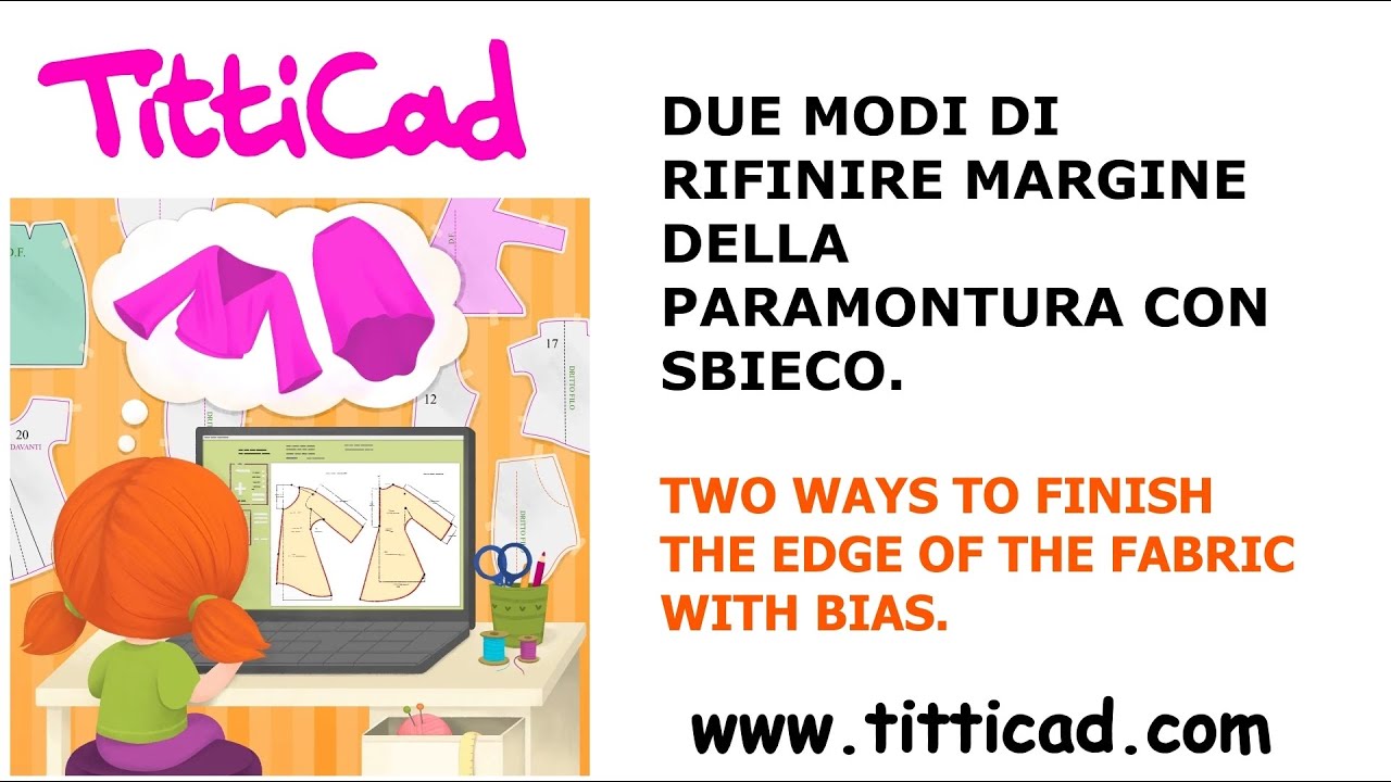 Due modi di rifinire margine della paramontura con sbieco