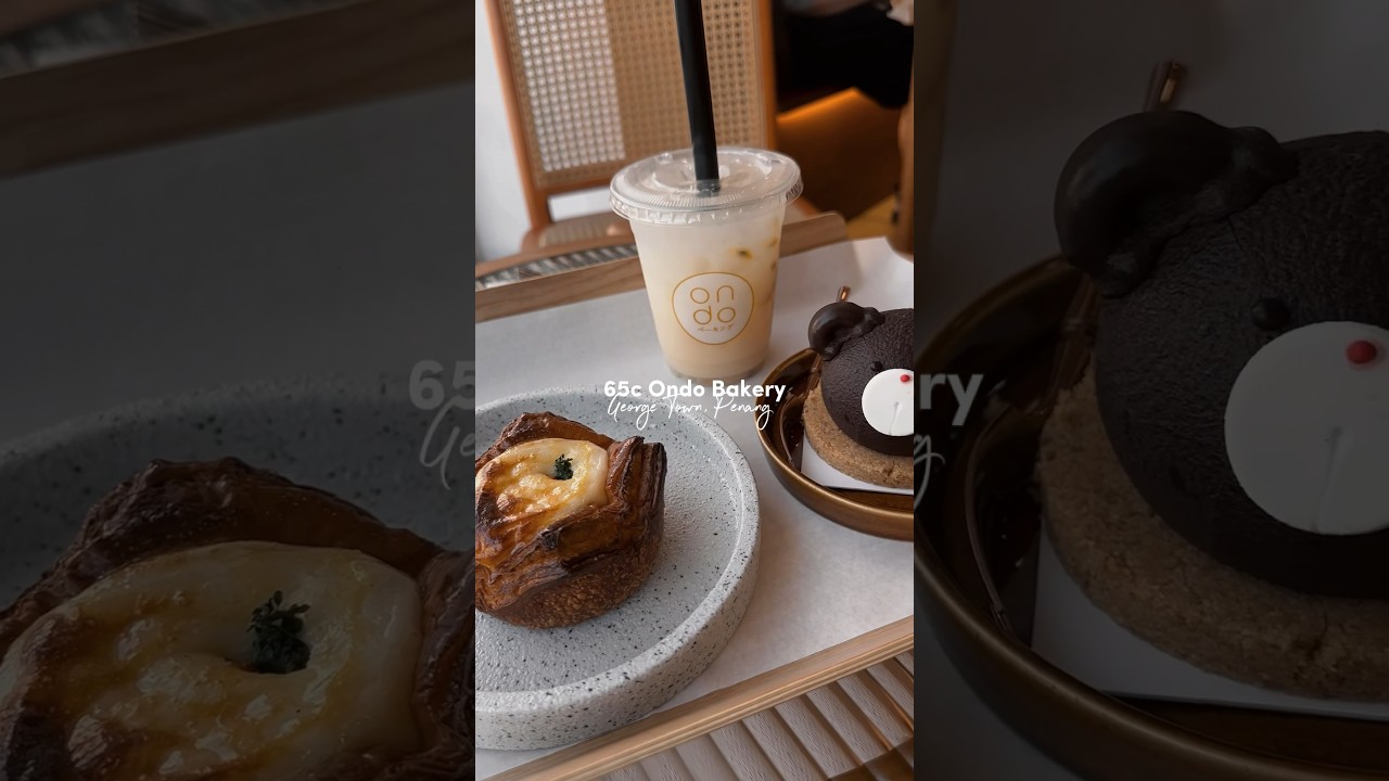 Cute bakery - Penang 📍 65c Ondo Bakery @ Burma Road #penang #penangcafe  #bakery #desserts - YouTube