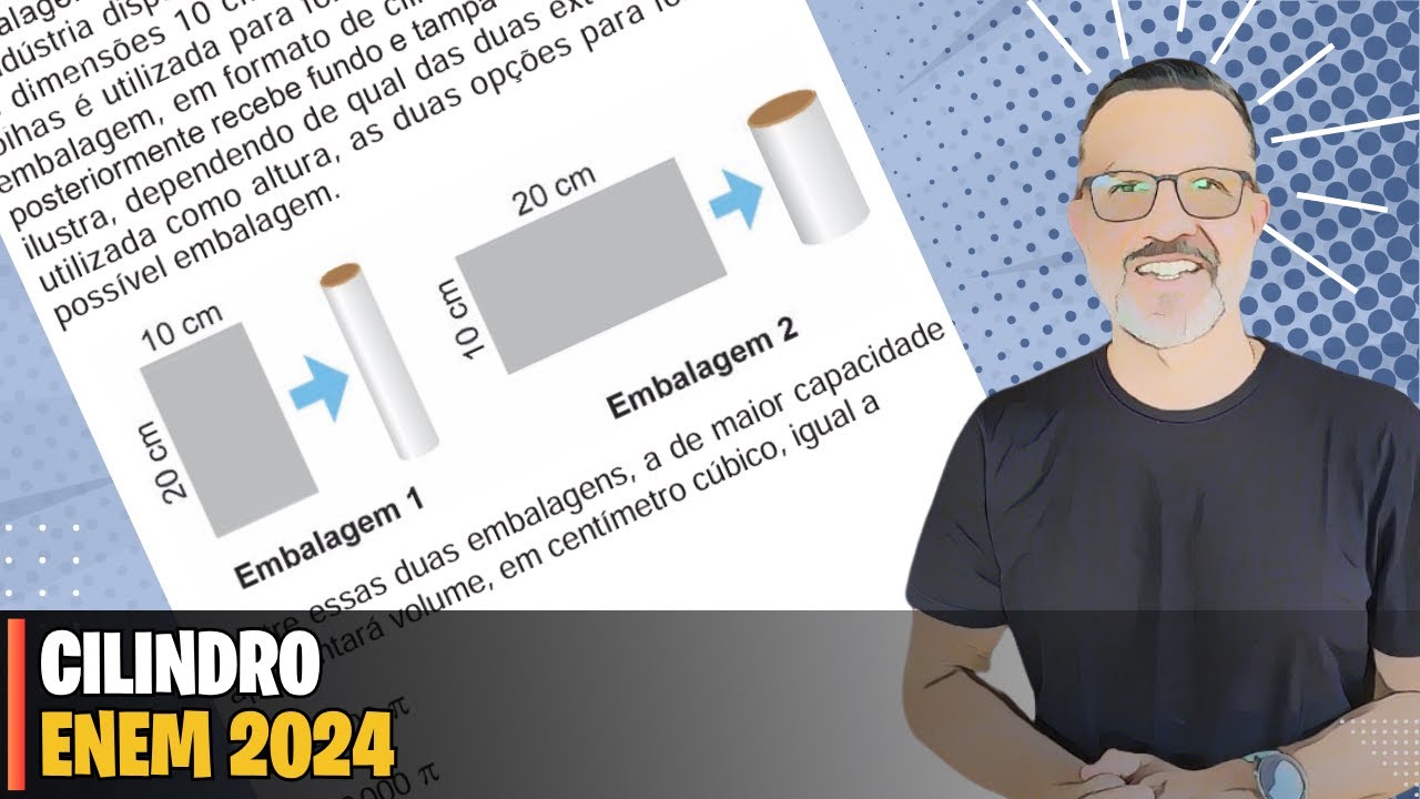 ENEM 2024 | CILINDRO - Uma indústria faz uma parceria com uma ...