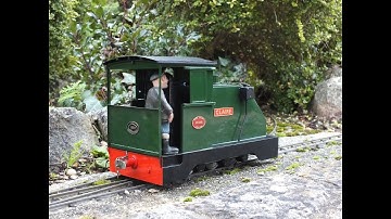 Heritage Kerr Stuart Diesel - on a Dorset Garden Railway