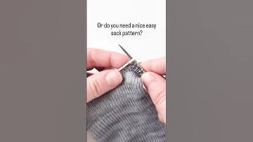 Comment for my free sock pattern!