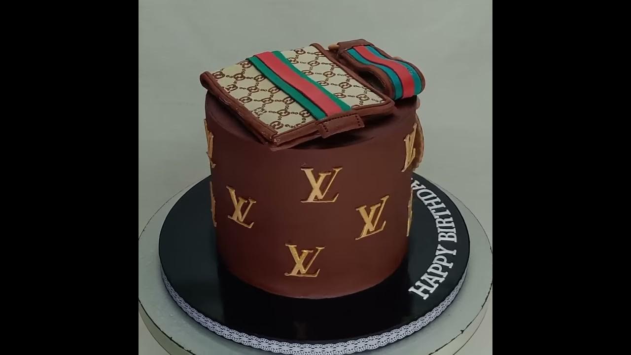 CakeDeliver LV & GUCCI Themed Chocolate Cake for Man 