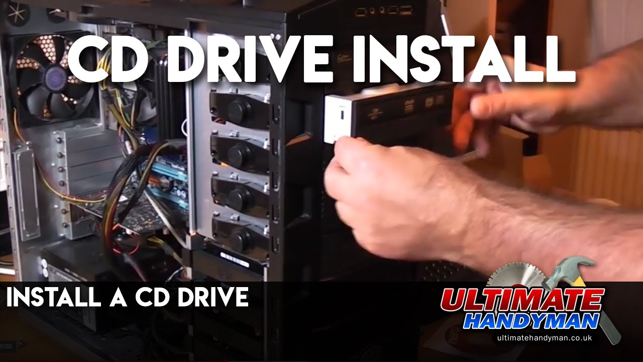 how to install a dvd drive