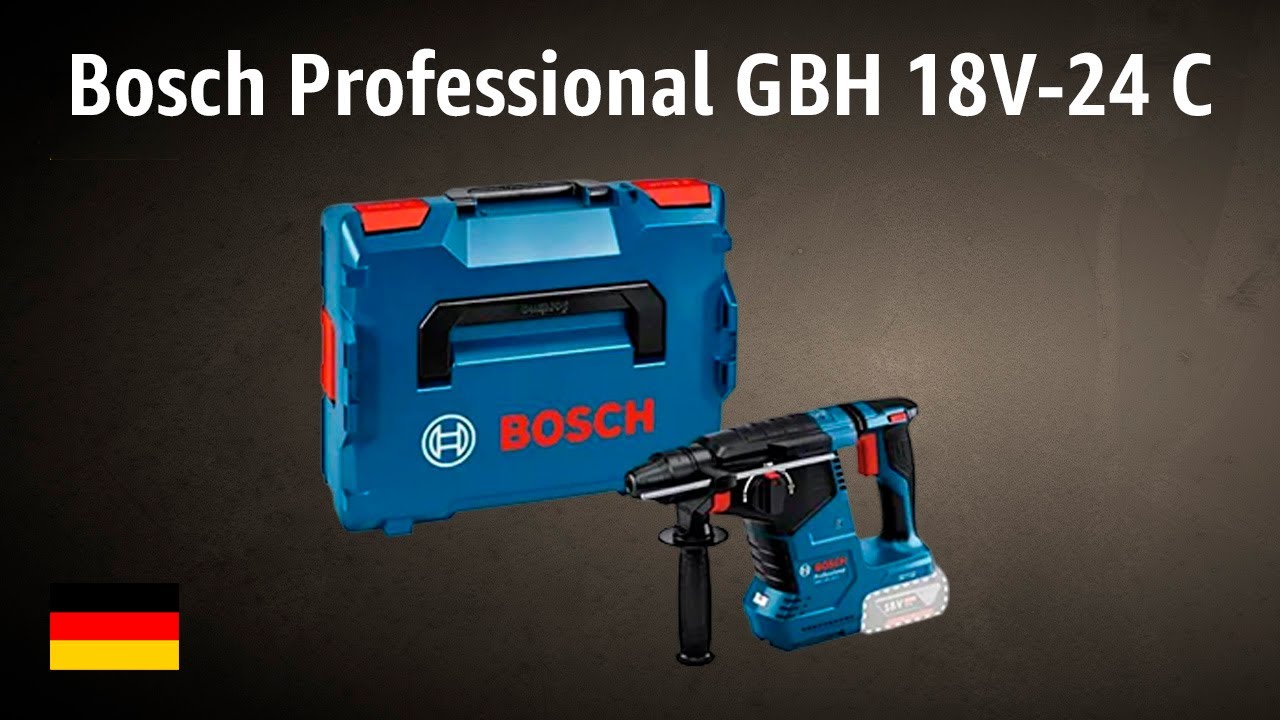 Akku-Bohrhammer Bosch Professional GBH 18V-24 C | TEST | Deutsch