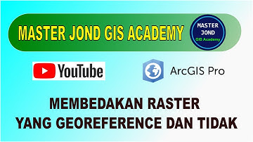 Cara Mudah Membedakan Raster yang Sudah Georeference & Belum di ArcGIS Pro 3