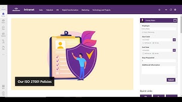 Leave Request App Demonstration | Cloud Cover IT