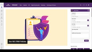 Leave Request App Demonstration | Cloud Cover IT