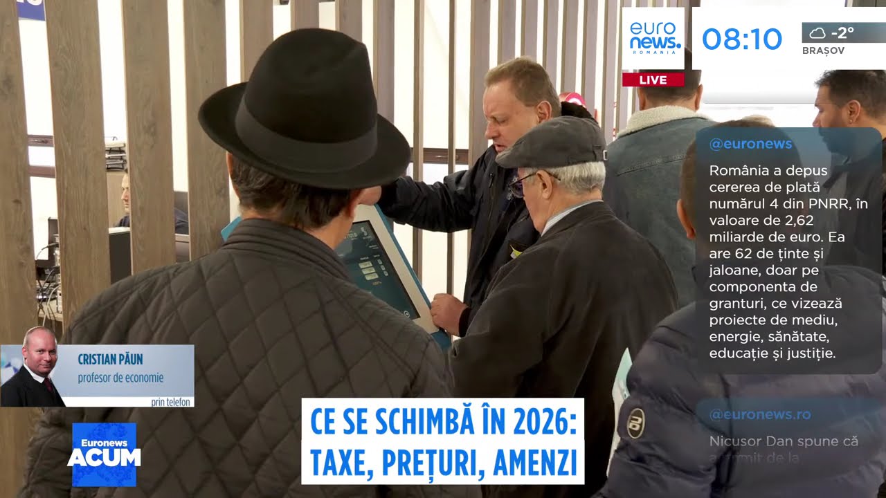 Ce se schimbă în 2026: taxe, prețuri, amenzi