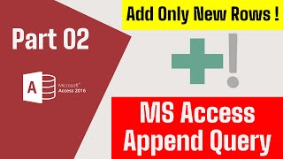 Microsoft Access: Insert New Data to Table with Composite Primary Key Using Append Query