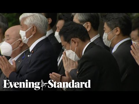 Thousands line Tokyo streets in farewell to Shinzo Abe