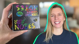 Discover Magical Rainbow Notes with Purple Ladybug Scratch Pads!