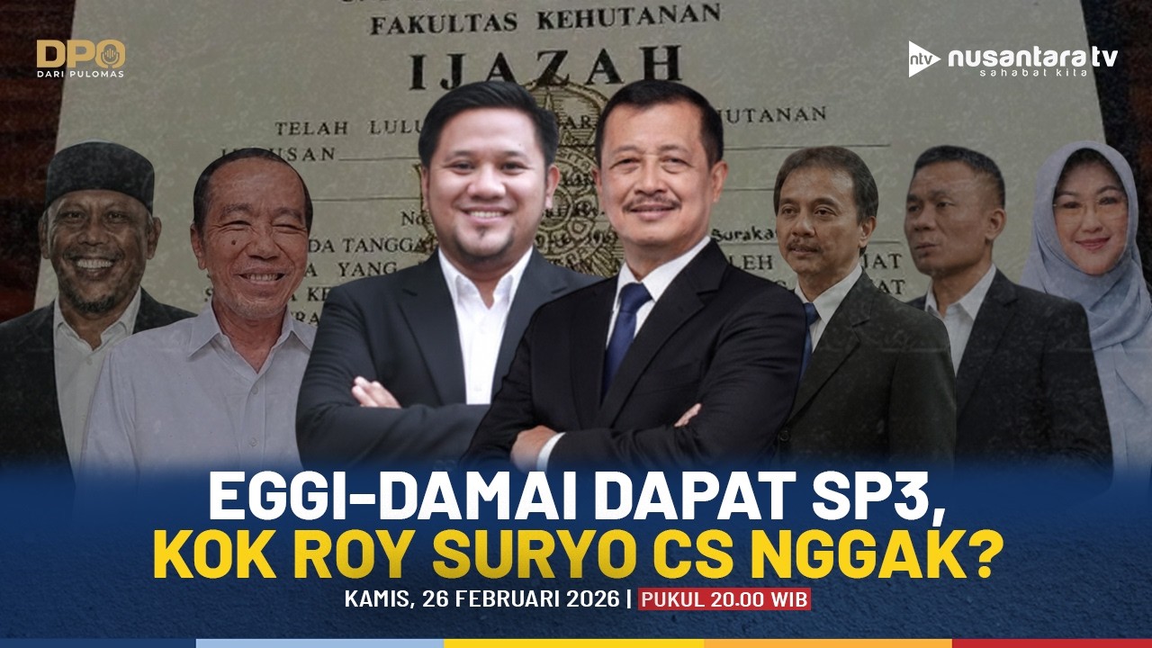 [LIVE] Eggi-Damai Dapat SP3, Kok Roy Suryo Cs Nggak? | DPO PODCAST