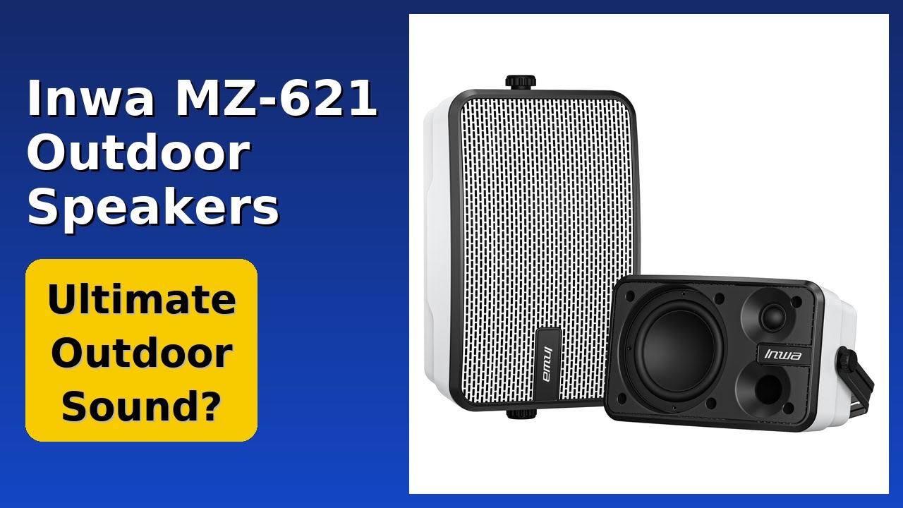 REVIEW (2026): Inwa MZ-621 Outdoor Speakers. Features.