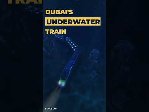Dubai's Underwater Train #shorts