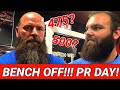 Bench Off! Monster Vs Gorilla! Who wins? And A Little Cryotherapy! (VLOG Part 8)