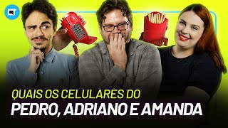 Quais os celulares do PEDRO, ADRIANO e AMANDA?