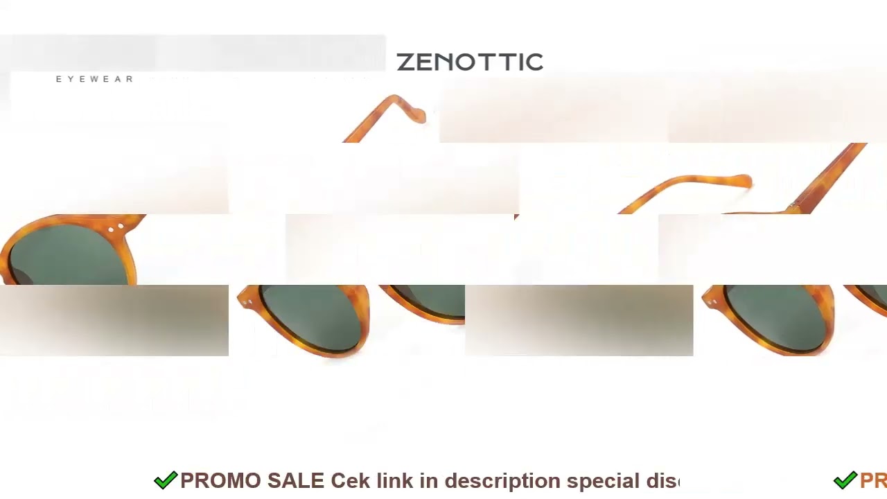 ZENOTTIC Fashion Women Men Polarized Sunglasses Retro Round Sun Glasses Unisex UV400 Shades Sunglass