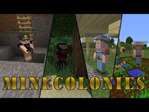 Построй свою колонию | Обзор мода Minecolonies | Часть 1 | Minecraft 1.12.2