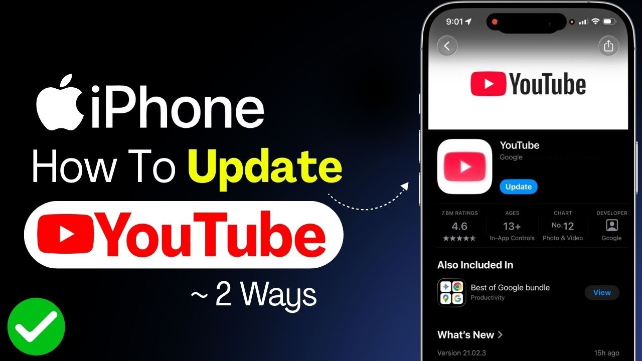 How to Update YouTube App on iPhone in 2 Ways | YouTube Update | Update ...