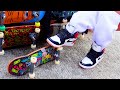 FINGER SKATEBOARD | NEW Ultra Rare Board | FINGERBOARD TRICKS | Finger Skatepark | Finger Shoes