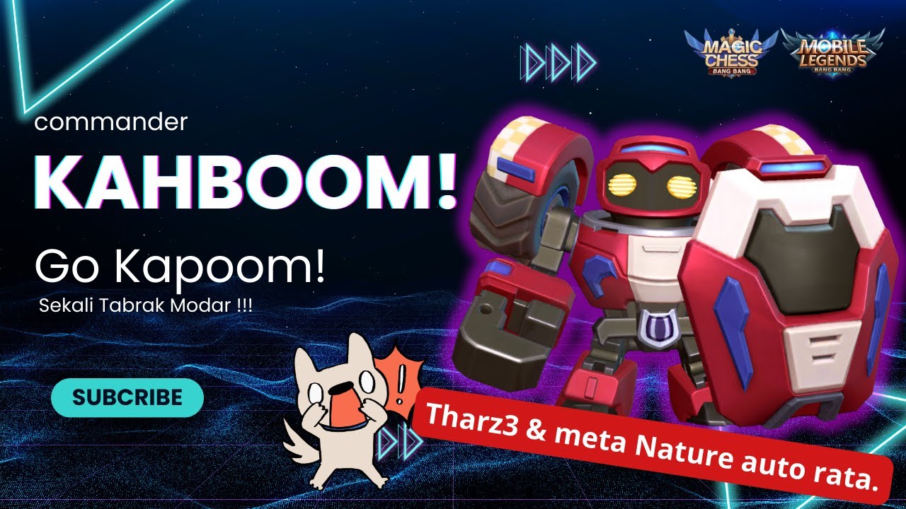 Commander Kaboom's Final Showdown Dominate with Go Kapoom! Destruction  Meta in Magic Chess Battles!