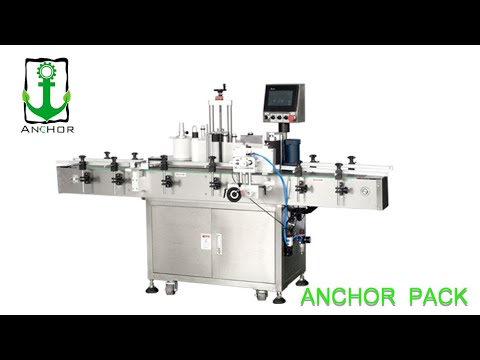 Positioning labeling machine - YouTube