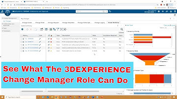 End to End Change Process with the 3DEXPERIENCE Change Manager Role