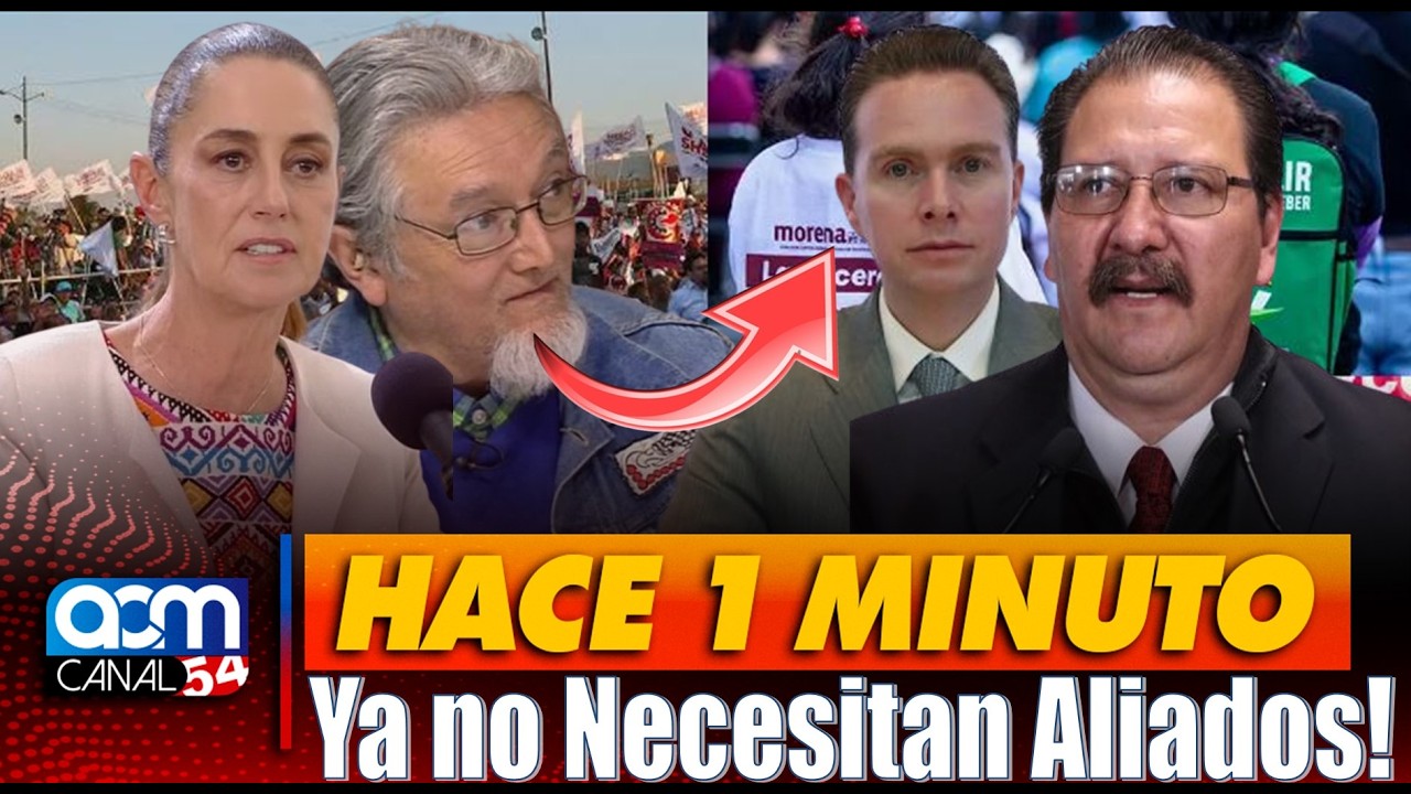 MORENA NO NECESITA ALIADOS TRAIDORES Y CONVENENCIEROS PARA LAS ELECCIONES DEL 27!
