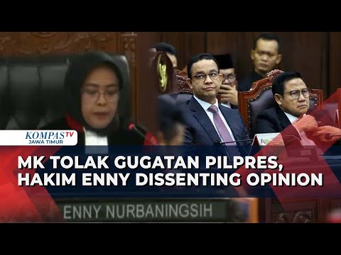 Hakim MK Enny Nurbaningsih Sampaikan Dissenting Opinion Atas Putusan PHPU 2024!